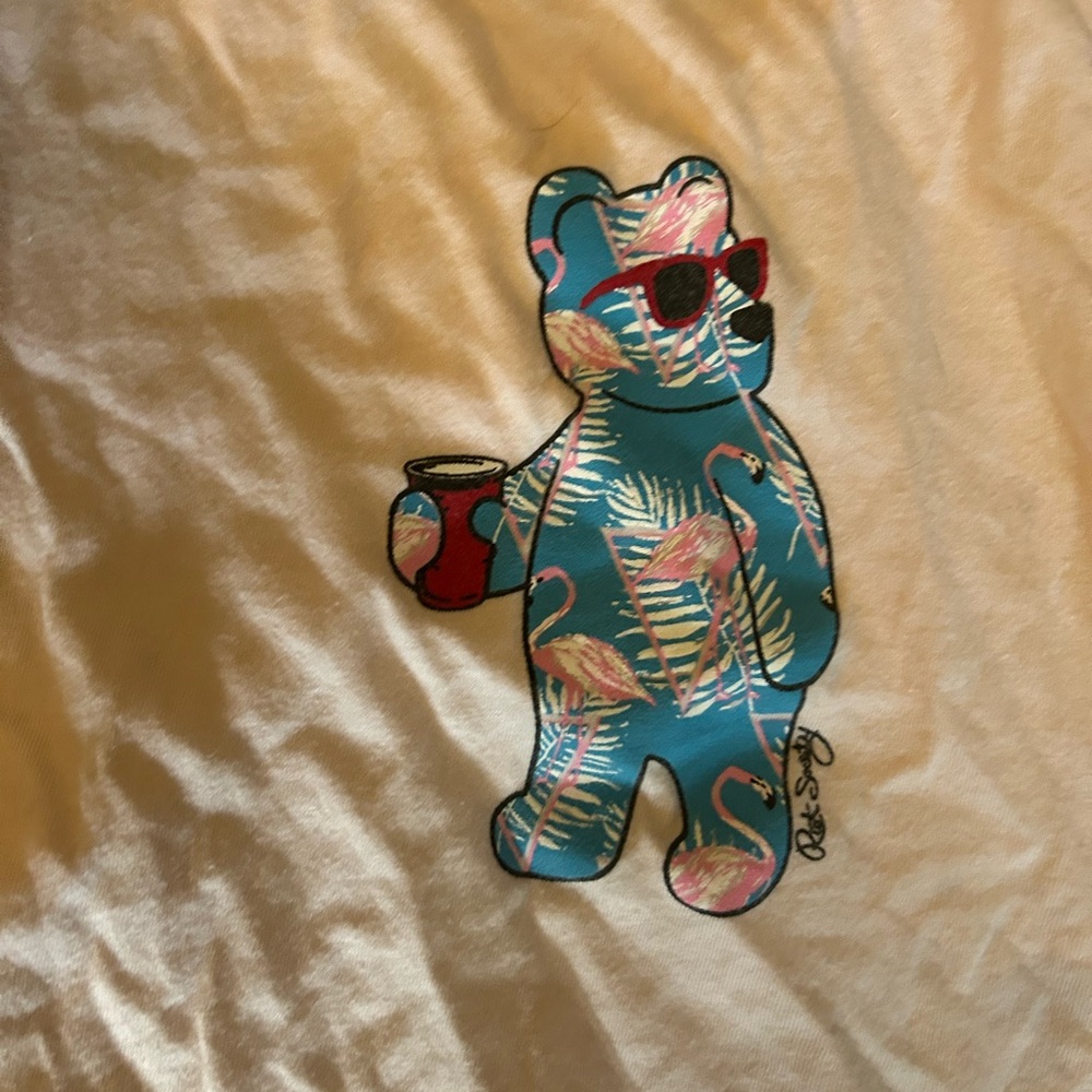 Riot Society Cream T-Shirt with Palm Design